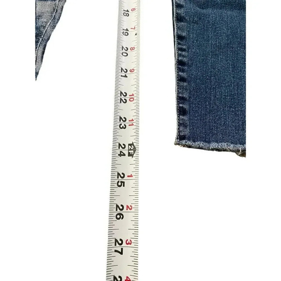 AG Adriano Goldschmied Farrah skinny ankle high rise Raw Hem Jeans Size 32R - Picture 2 of 9